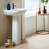 عامود حوض معلق 60-70 ديلاركو أبيض ديورافيت